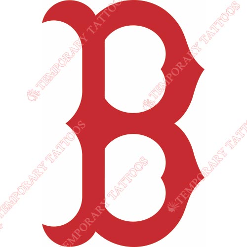 Boston Red Sox Customize Temporary Tattoos Stickers NO.1456
